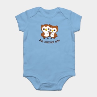 Owl Together Now Baby Bodysuit